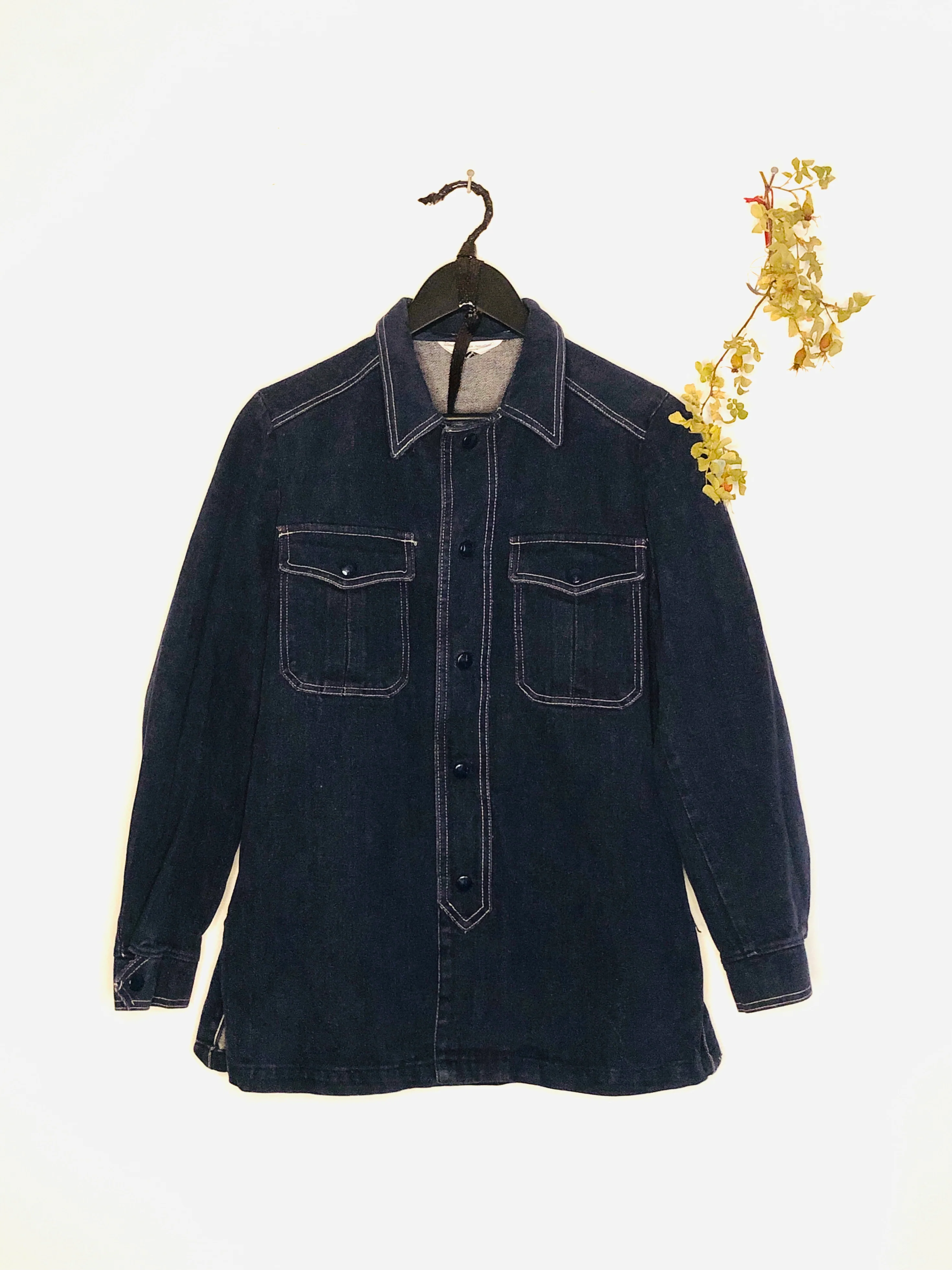 The Hermit Dark Denim Shirt
