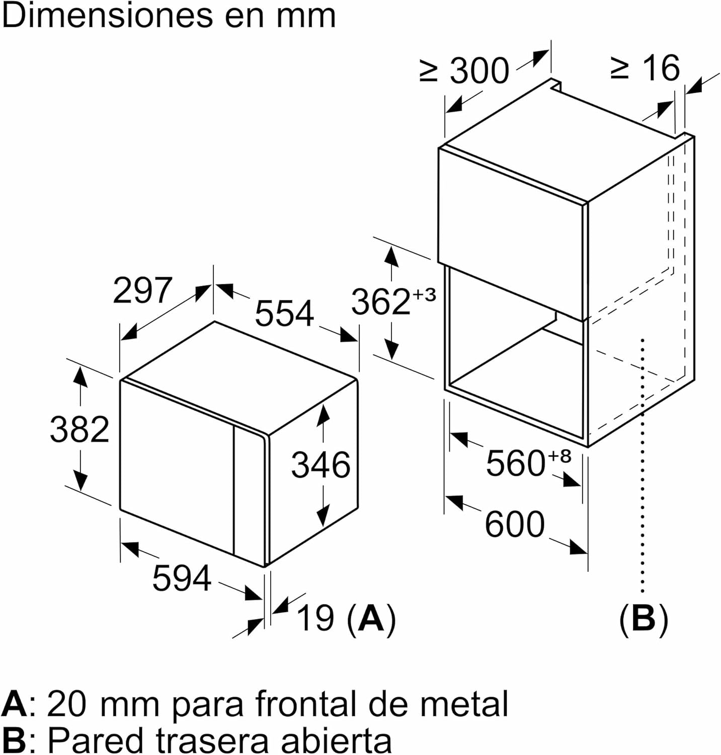 Balay - Microondas integrable, Control Comfort, Aqualisis, Cristal blanco, 3CG5172B2