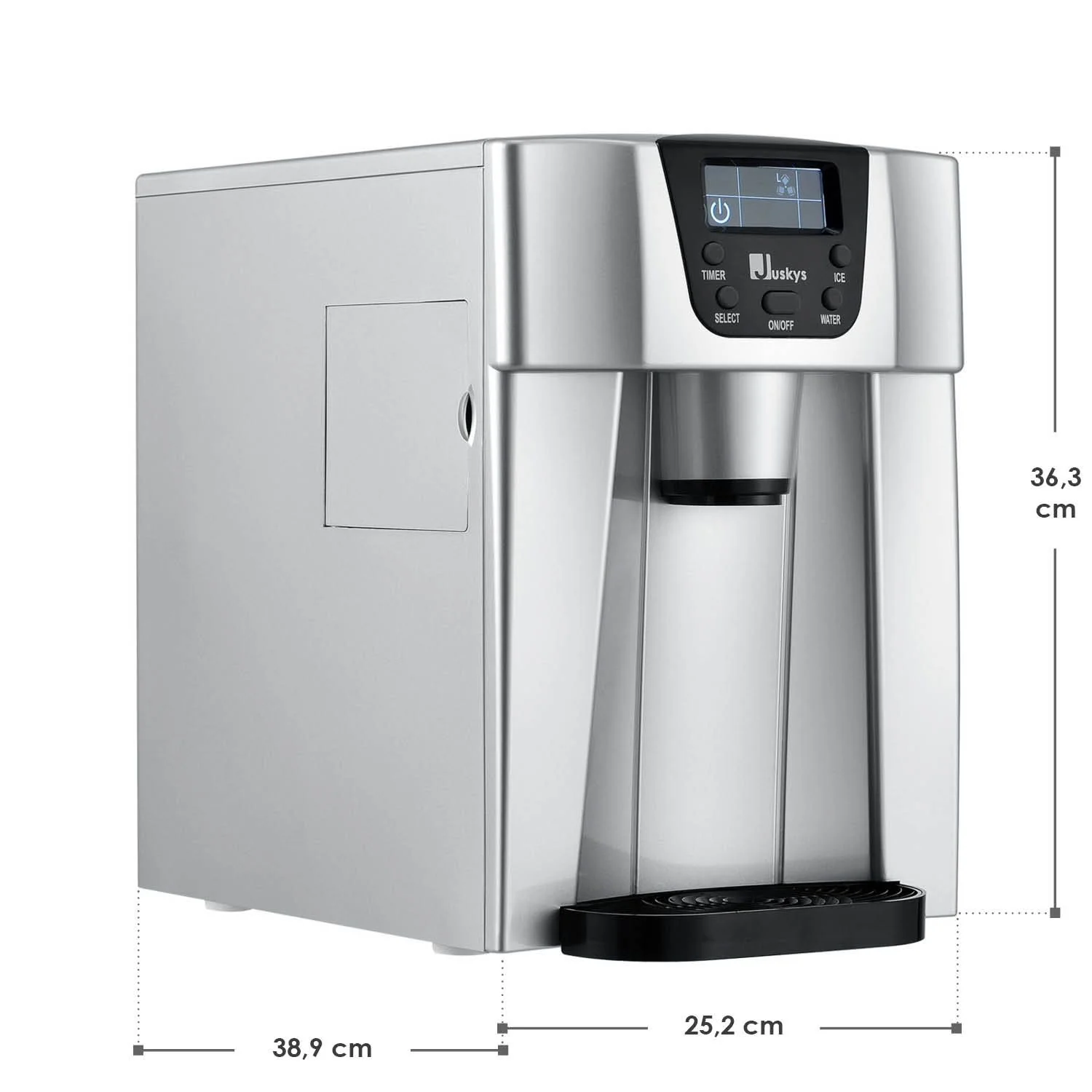 2025 Máquina de hielo PIM200L con dispensador – ¡Refrescate con hielo siempre listo!
