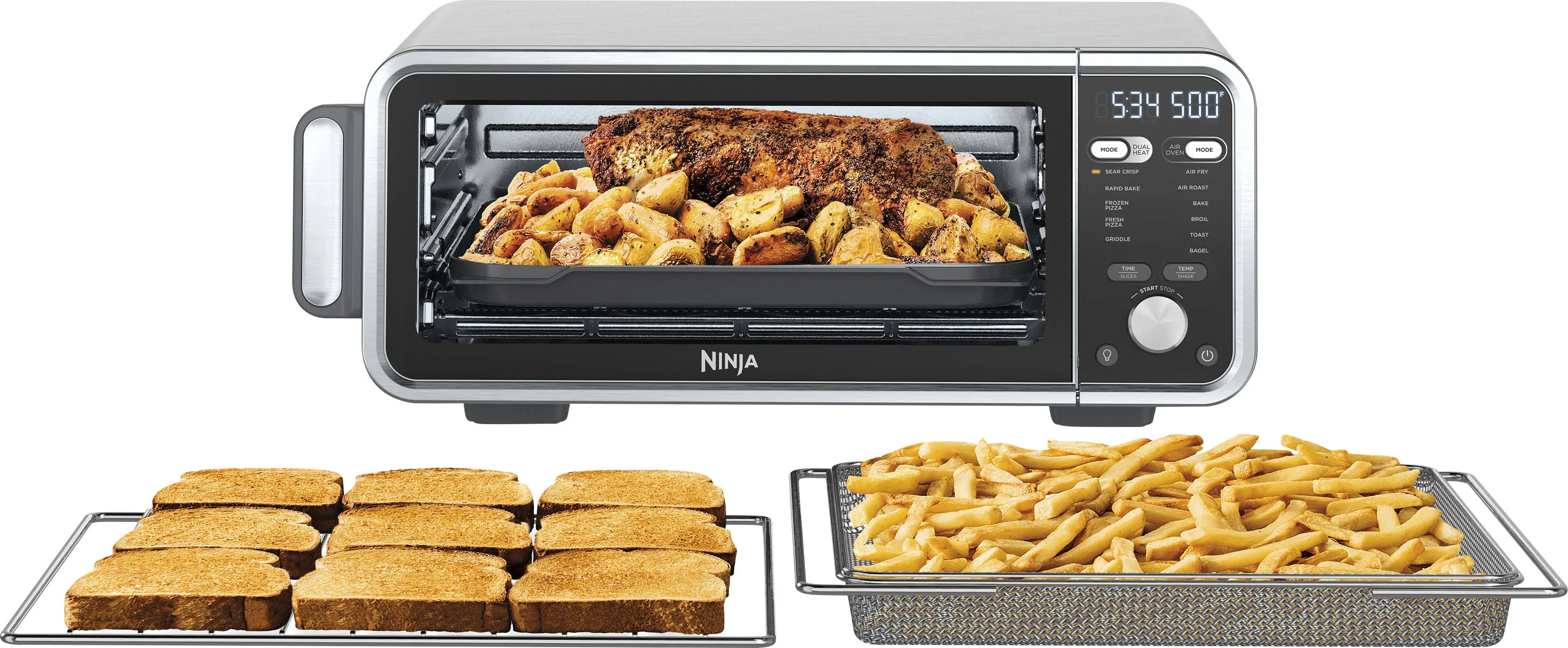 Ninja Foodi 11-in-1 Convection Toaster Oven Functionality Dual Heat FT301