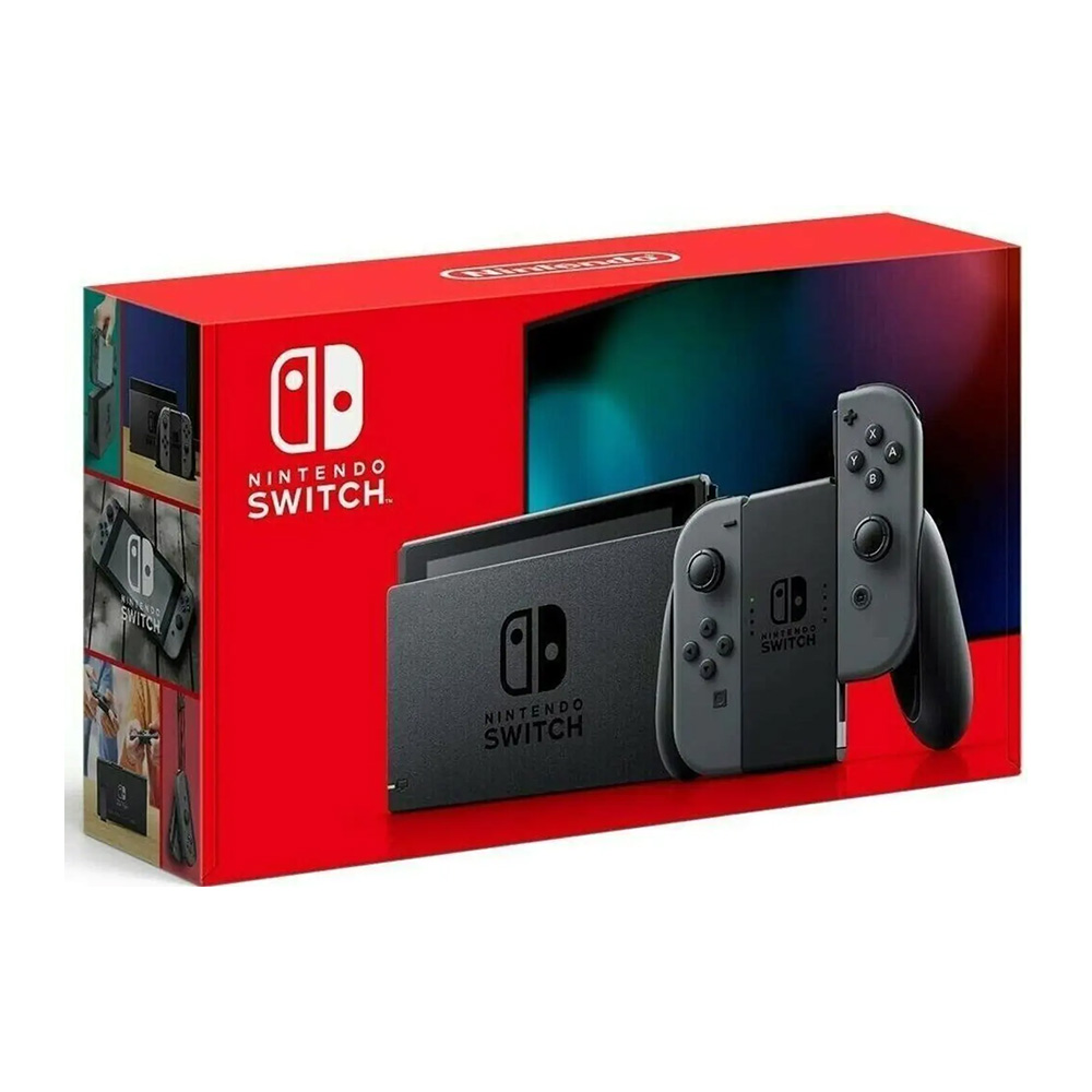 Nintendo - Geek Squad Certified Switch - Gray Joy-Con