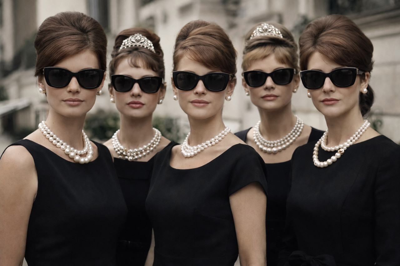 Black Jackie Oversized Sunglasses 1138