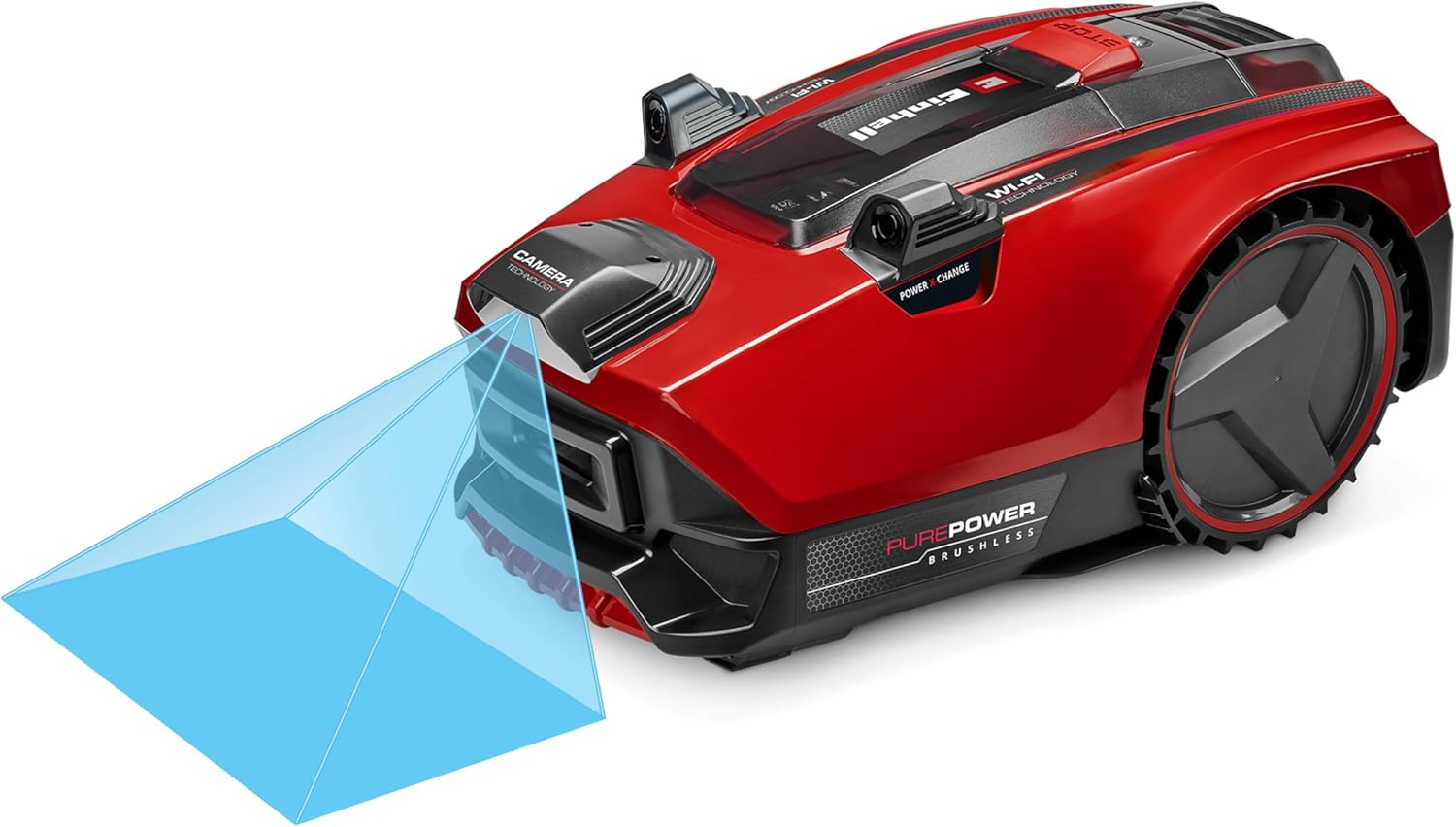 Einhell Akku-Rasenmäher RASARRO 36/38 Kit Power X-Change (36 V, 38 cm Schnittbreite, 450 m², Brushless, Mulchfunktion, 45L Fangkorb, inkl. 2x 4,0 Ah Akkus + Twincharger)