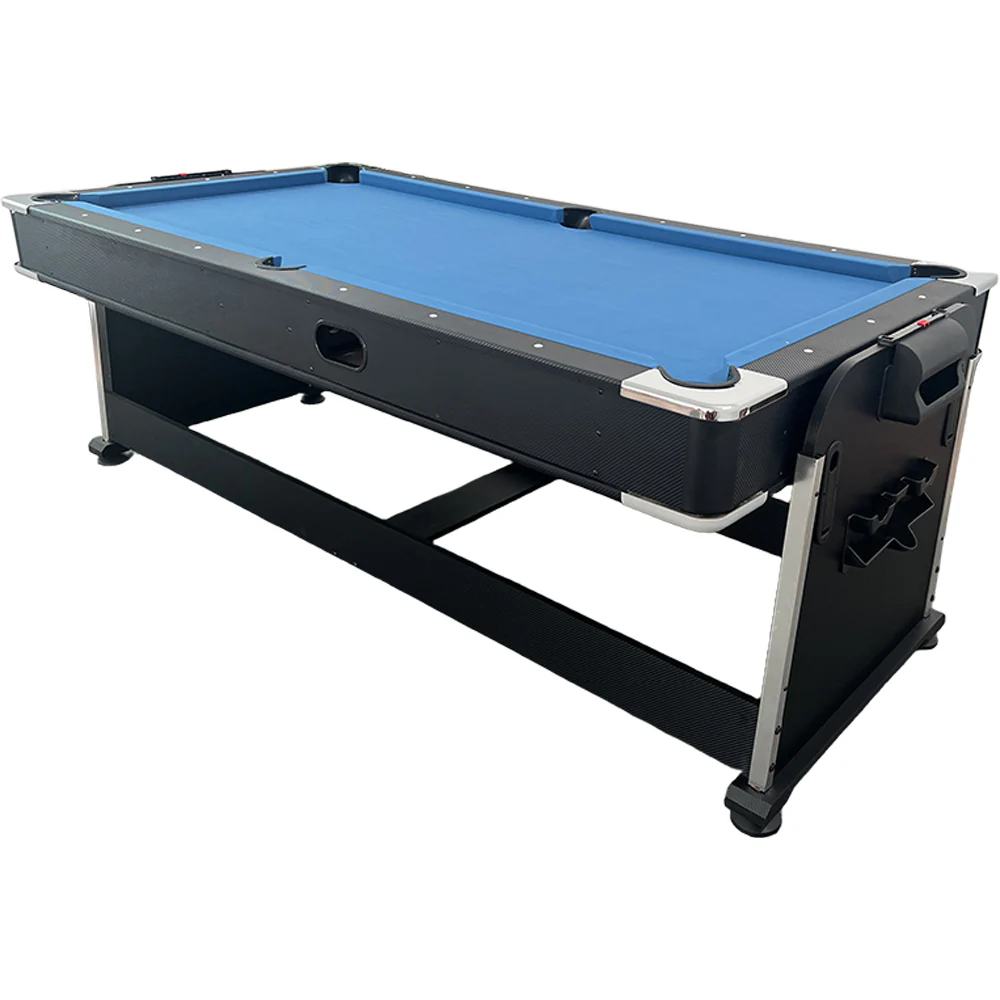 4 In 1 Multi-functional Game Table with Full Accessories for Home, MDF, 7Ft