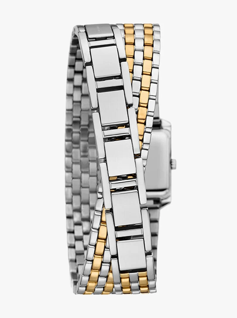 Michael Kors Petite Emery Two-Tone Double Wrap Ladies Watch - MK4869