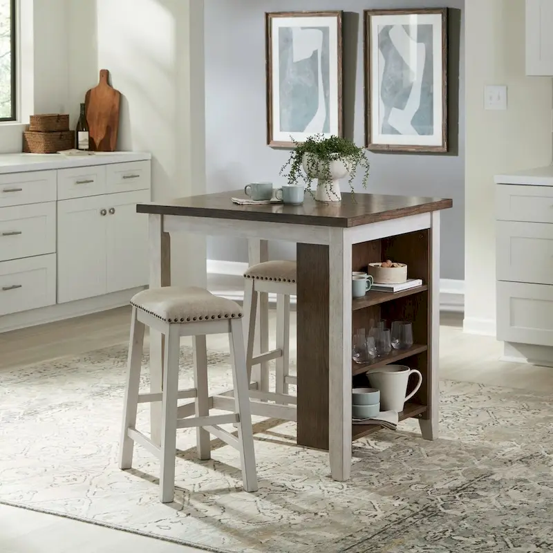 Brook Creek 3-Piece Counter Height Dining Set