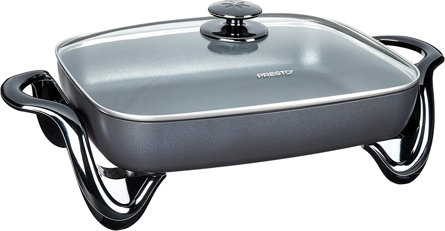 06852 16-Inch Electric Skillet with Glass Cover