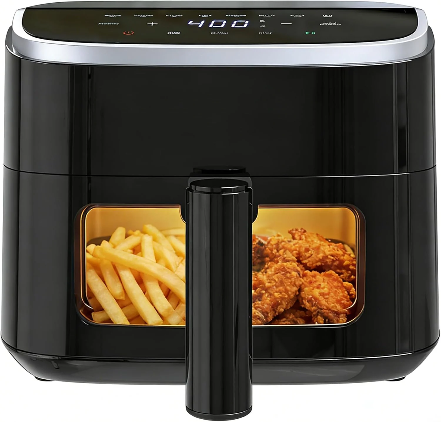 Simple Deluxe 10-in-1 Air Fryer Oven 12.6 Qt, Digital Preset Airfryer with Visible Window