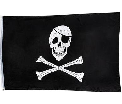 Pirate Crossbones Flags Polyester 3' X 5' FT 9084