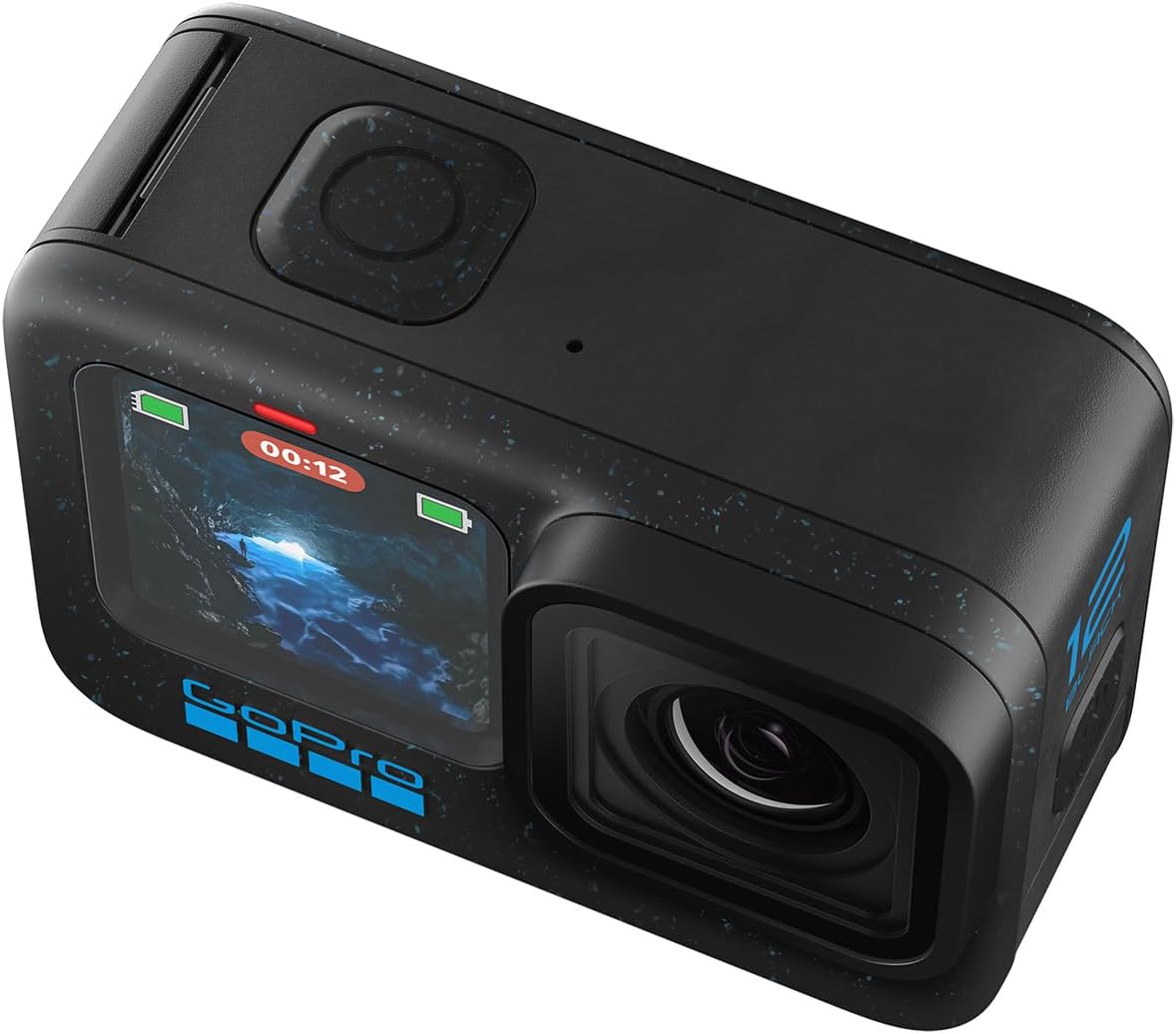 GoPro HERO12 Black - Cámara de acción a Prueba de Agua con Video 5.3K60 Ultra HD, Fotos de 27MP, HDR, Sensor de Imagen de 1/1.9