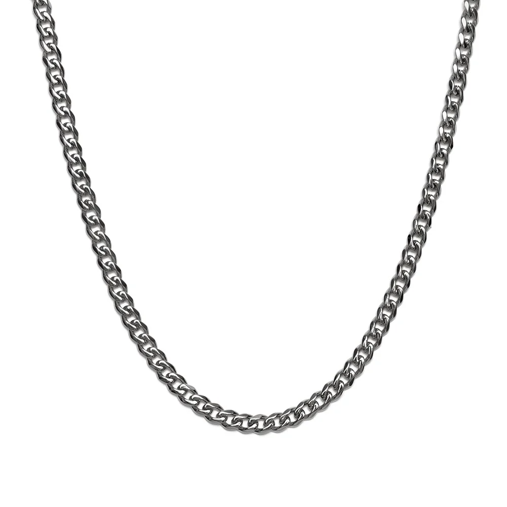 Schakelketting Roestvrijstaal - Cuban Chain Link - RVS Zilver - 3MM - 5MM - 7MM