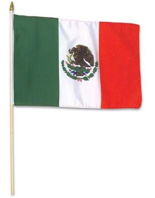 Wholesale Mexican Pride Flags Large 12��