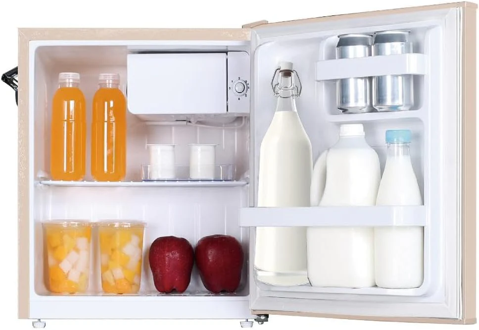 Frigidaire EFR176 Retro Compact Fridge with Chiller Mini Refrigerator with Built-in Bottle Opener for Office, Bedroom, Dorm Room or Cabin, 1.6 cu ft 16
