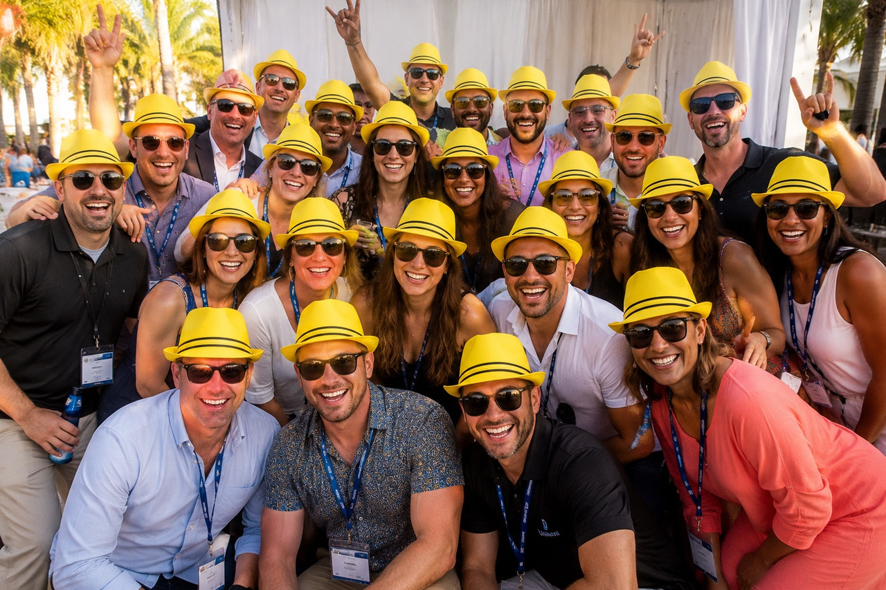 Wholesale Yellow Hats | Bulk Yellow Fedoras | 5533D Adult Size