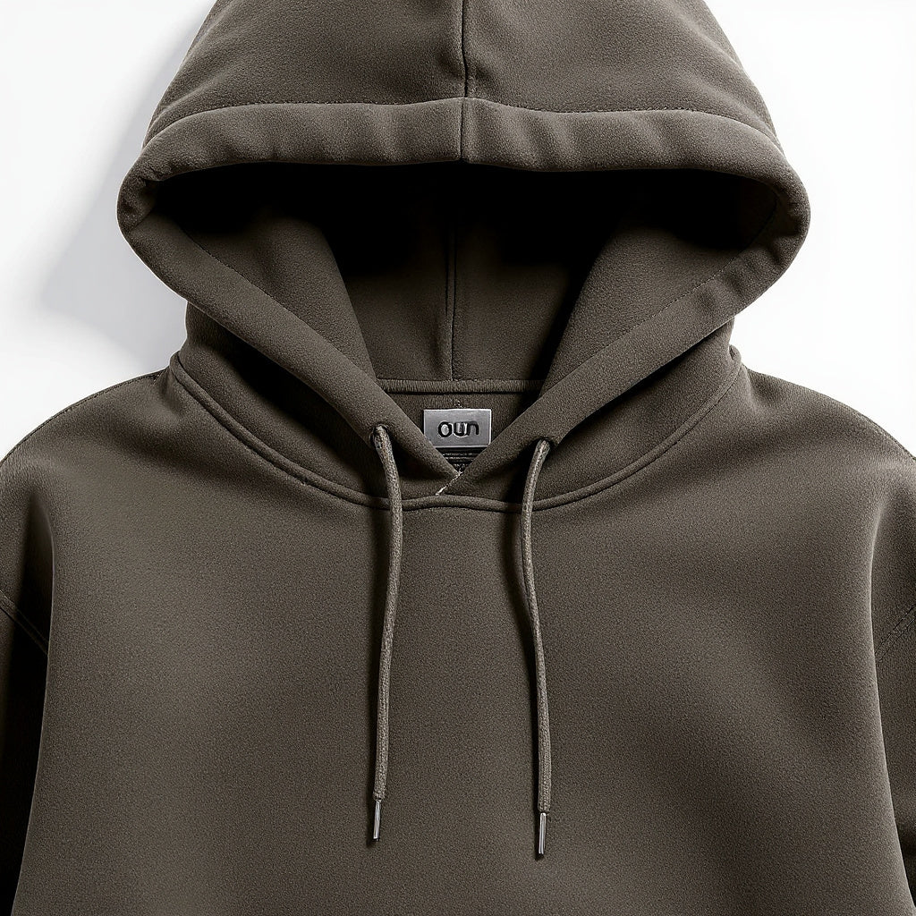 Unisex Cotton Hoodie �C Anti-Pilling Fabric, Charcoal, XS�CXL