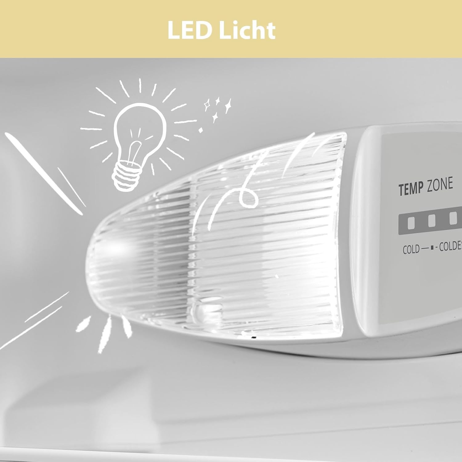 Comfee RCD113WH3EU(E) 113L Kühl-Gefrierkombination,113L Kleinkühlschrank mit 4-Sterne-Gefrierfach, 16L Gefrierfach -18℃-8℃,35dB, Inverter-Kompressor,Weiß