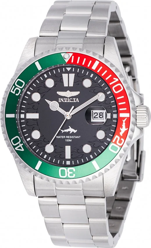 Invicta Pro Diver Quartz Black Dial Exclusive 43mm Men's Watch 44706