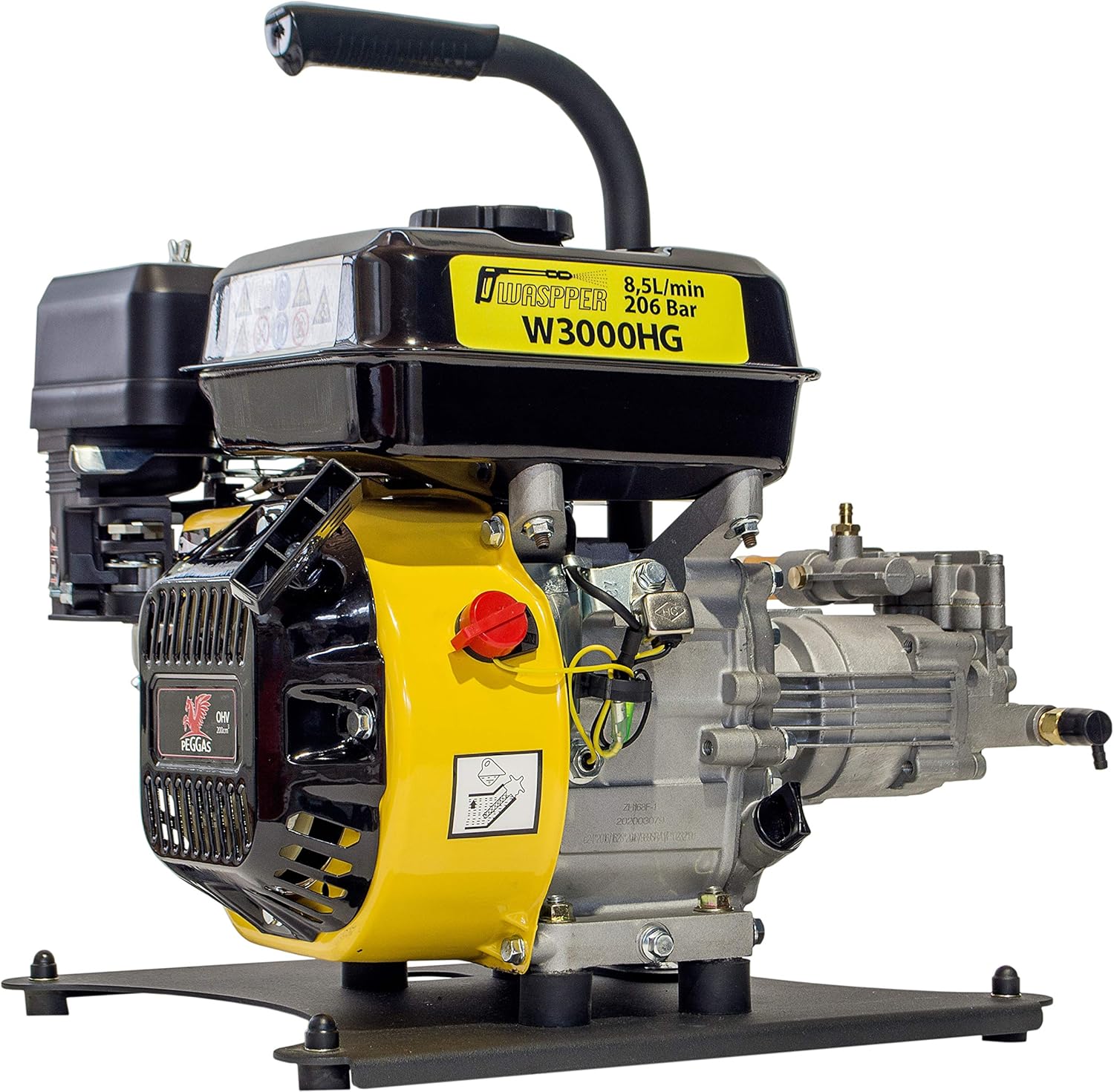 ✦ Idropulitrice a benzina 3000 PSI ✦ Motore a benzina 196cc Portatile W3000HG ✦ Pulitore per auto e patio ad alte prestazioni e qualità premium
