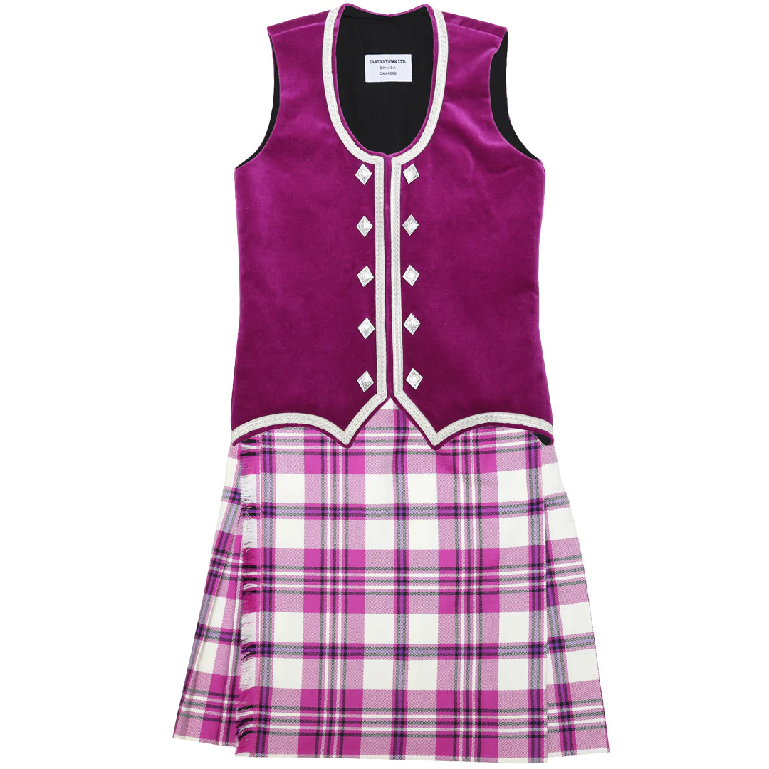 Tartan - Dress Fuchsia Scott