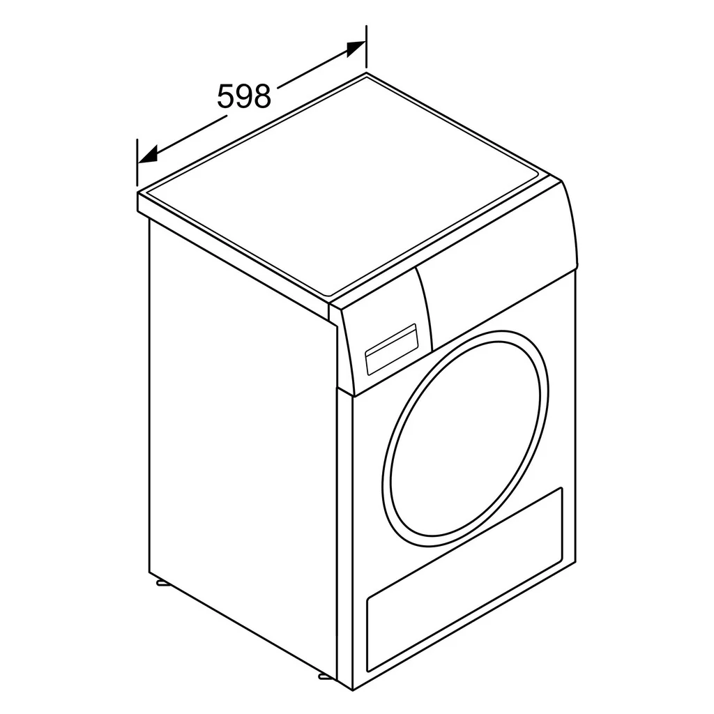 2025 Bosch MDA Warmtepompdroger Serie 4 WTH83V03