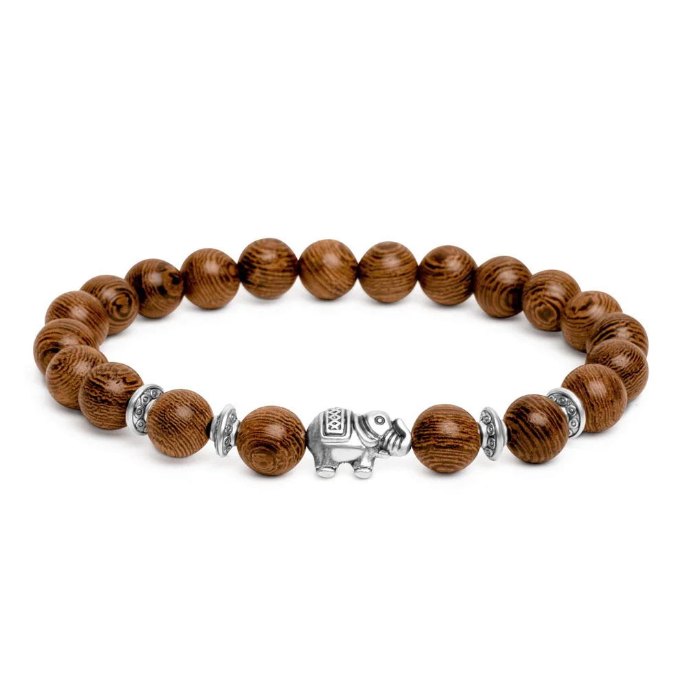 Balans Armband - Wenge Hout - Olifant