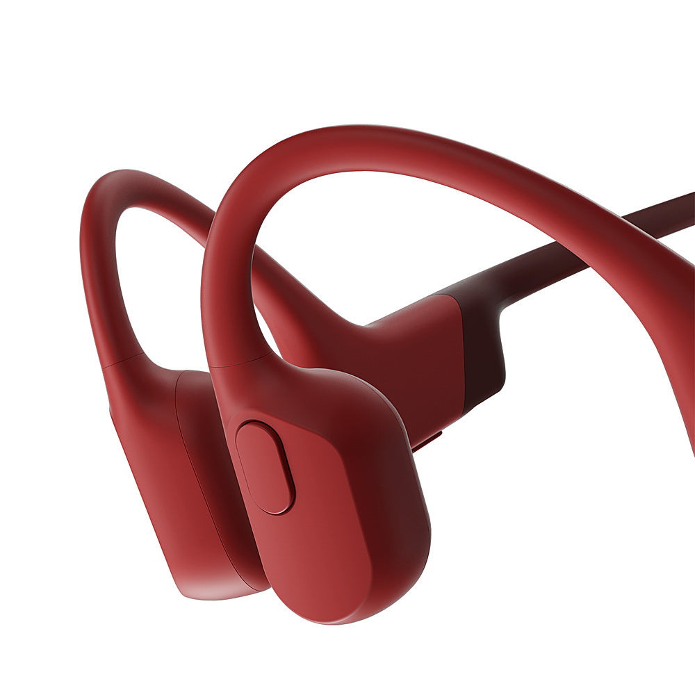 Shokz – OpenRun Bone Conduction Open-Ear Endurance Headphones – Red