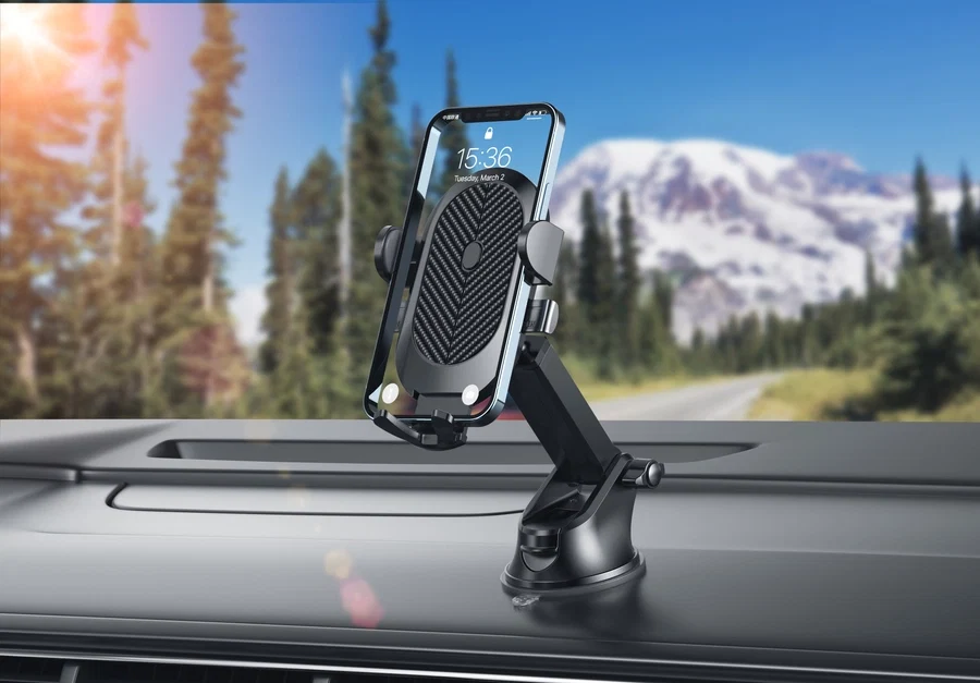 KFZ Handyhalterung Auto �?Magnetisch oder Saugnapf für Windschutzscheibe & Armaturenbrett