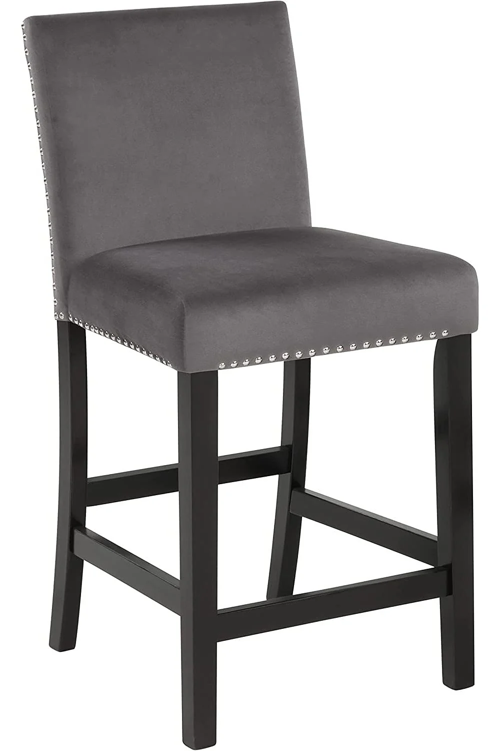 2025 New Classic Furniture Celeste Set de Comedor de 5 Piezas con Mesa Redonda de Mármol Sintético y 4 Sillas, 42 Pulgadas, Gris
