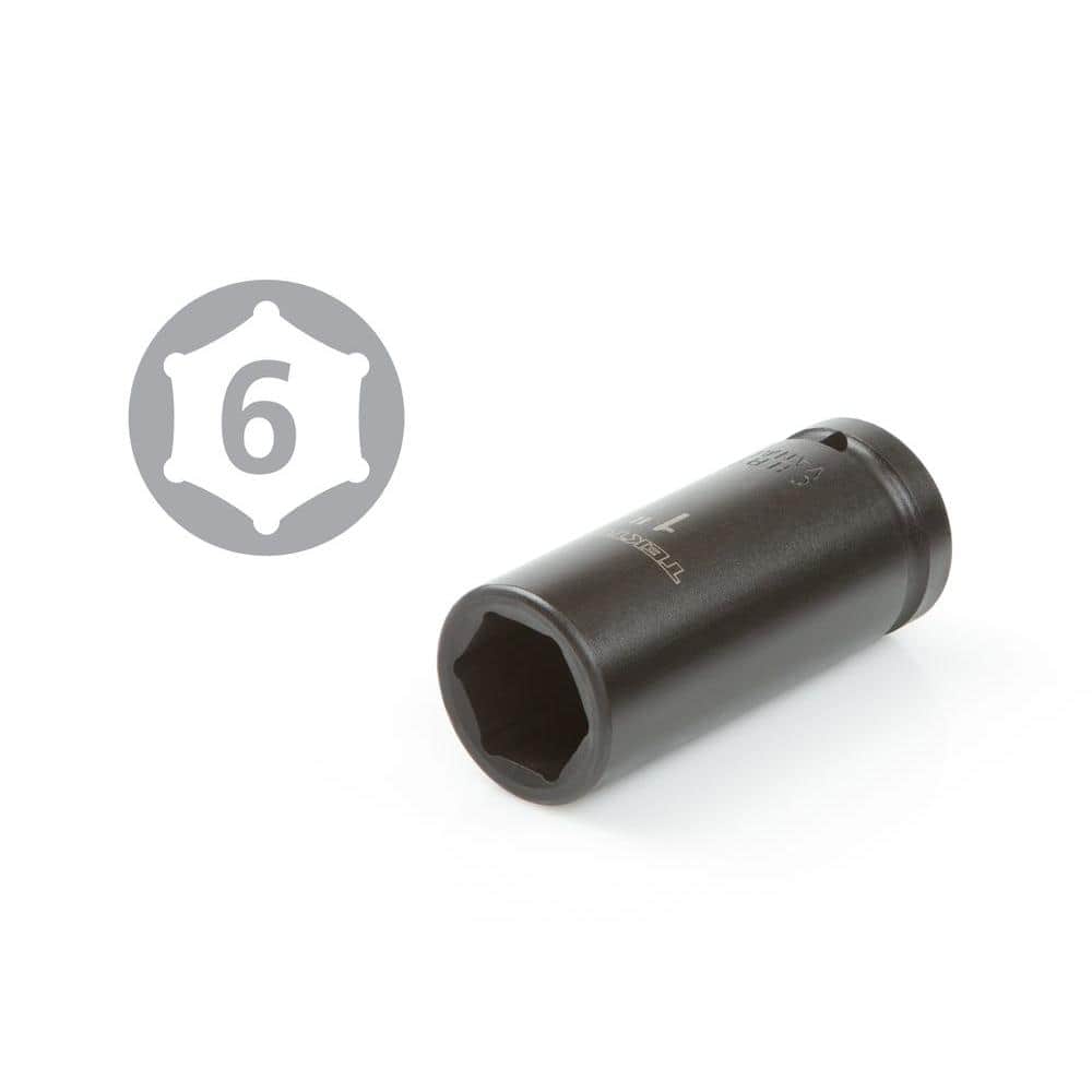 4890 3/4 in. Drive 13/16   1-1/2 in. 6-Point Deep Impact Socket Set