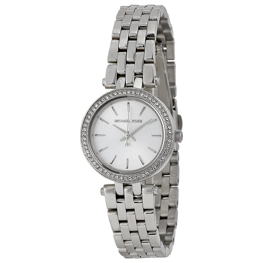 Michael Kors Petite Darci White Dial Silver Women's Watch - MK3294