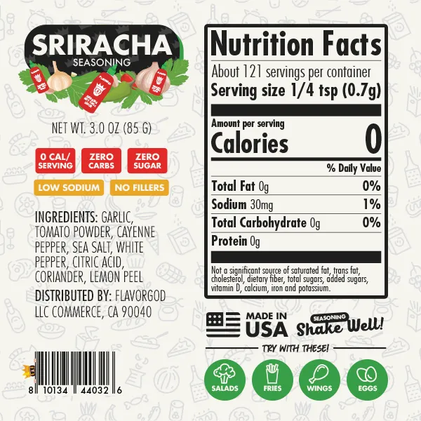 Sriracha Seasoning