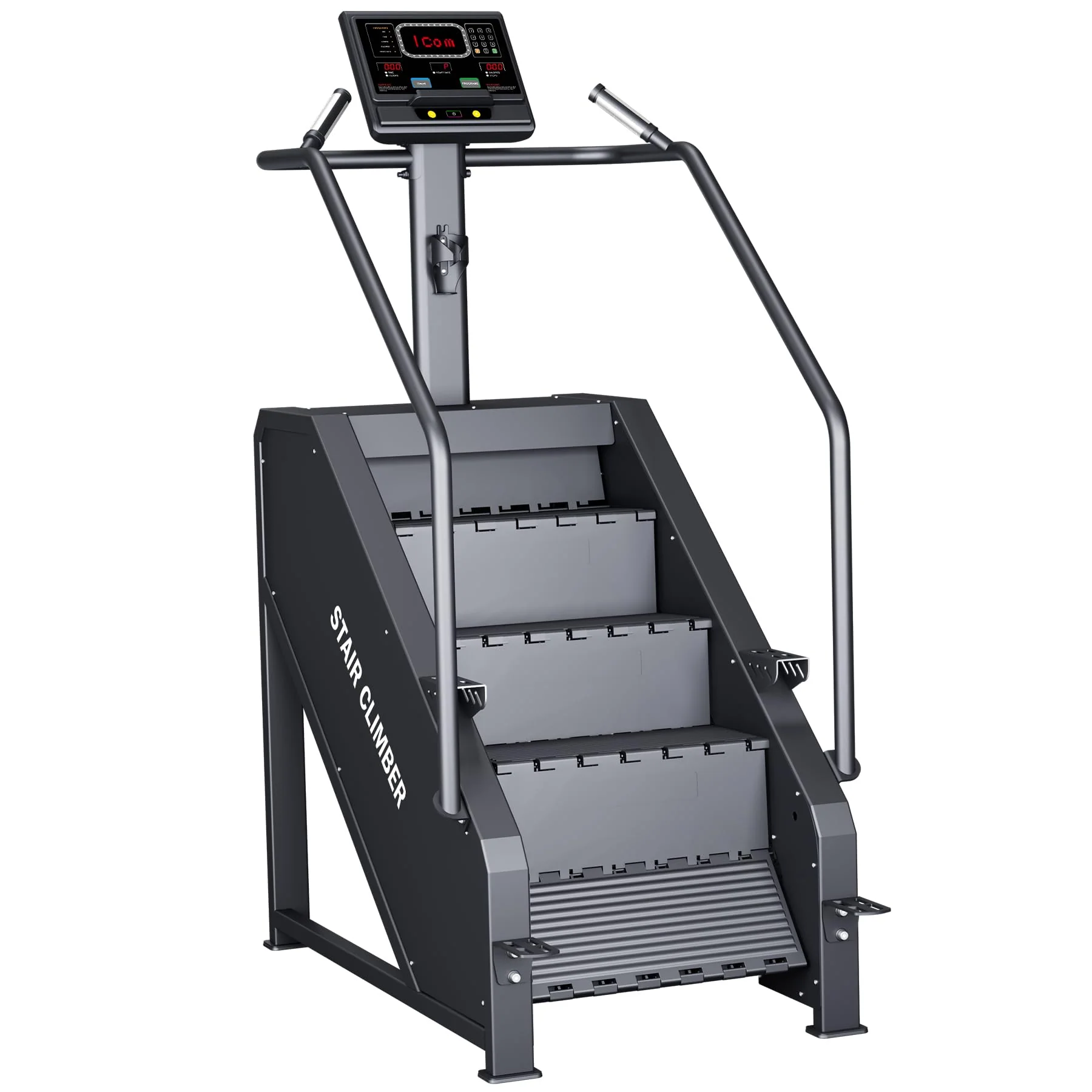 2025 Stepper Machine, Stair Stepper with LED Screen, Commercial Grade Stair Climber,Fitness Equipment with 15 Resistance Levels, 451LBS, 24-164 Steps/Minute,Black