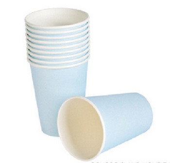 Party Paper Cups Light Blue 9 oz 12 Pack 3852