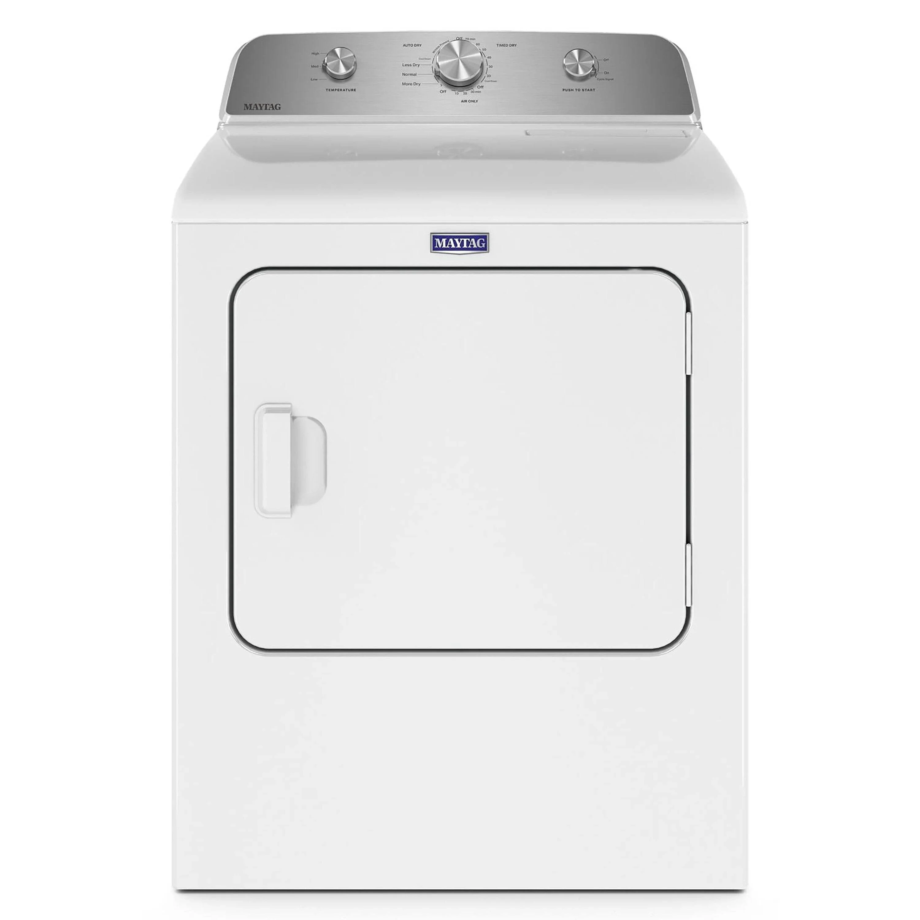2025 Maytag – Secadora Eléctrica de 7.0 pies³ con Función Antiencrespamiento – Blanca