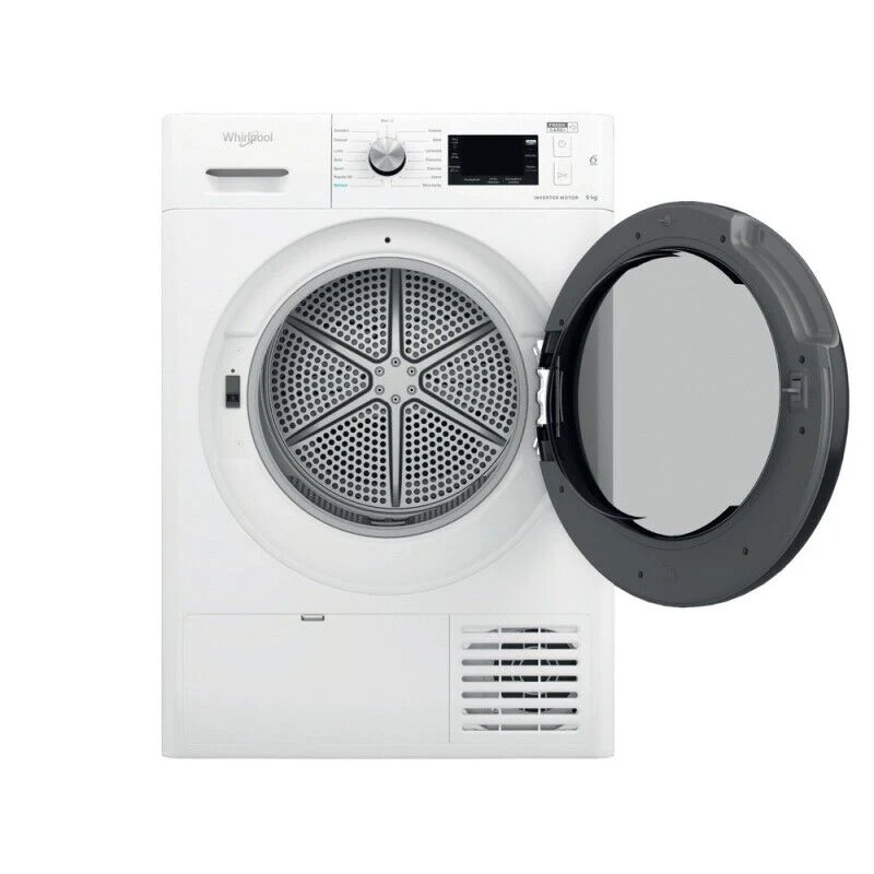 Asciugatrice A Pompa di Calore Whirlpool FFTN M22 9X3B IT 9 Kg Classe A+++ (A84,9xL59,5xP64,9) Tecnologia 6° senso Motore inverter