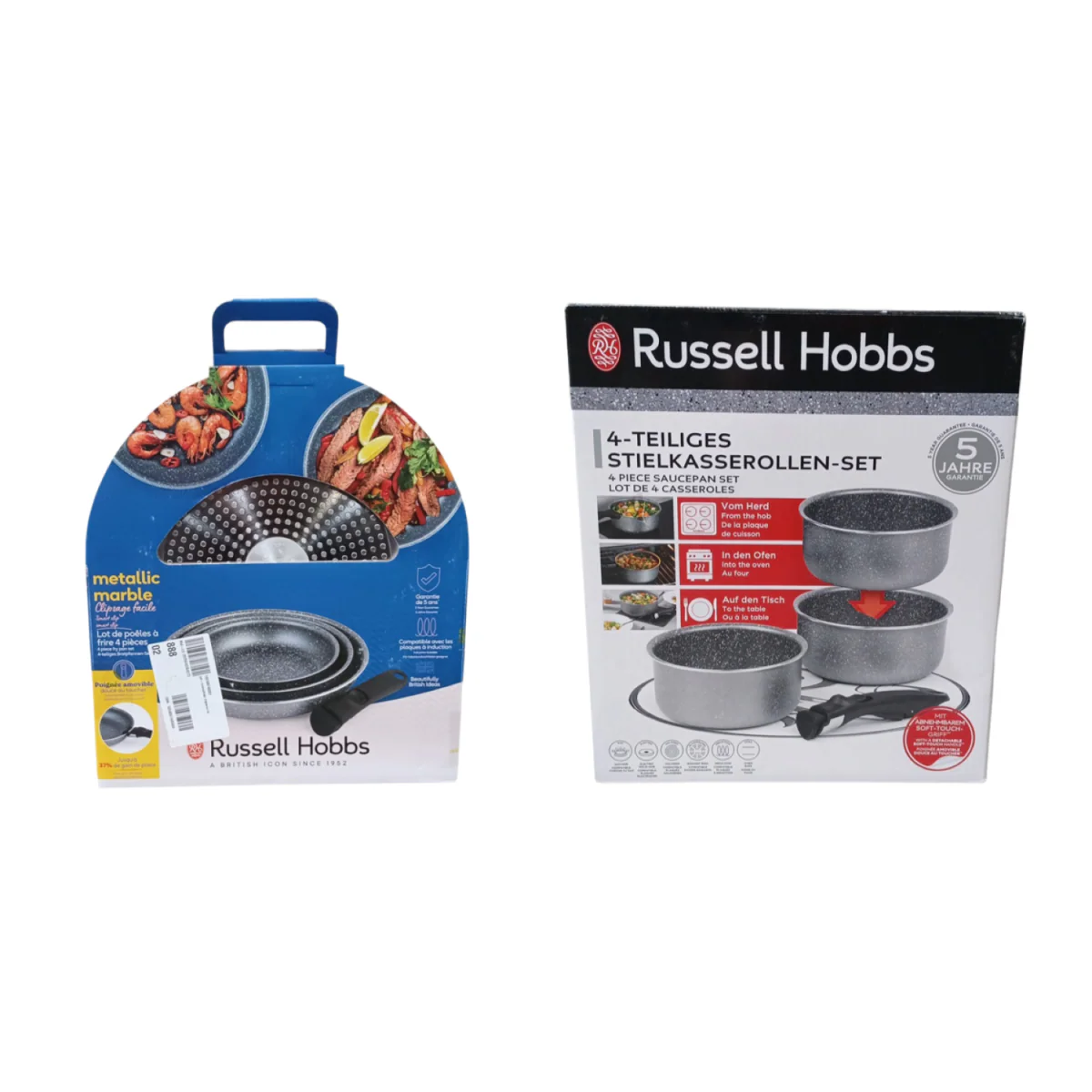 Russell Hobbs pannenset, met afneembare handgreep - B-keus