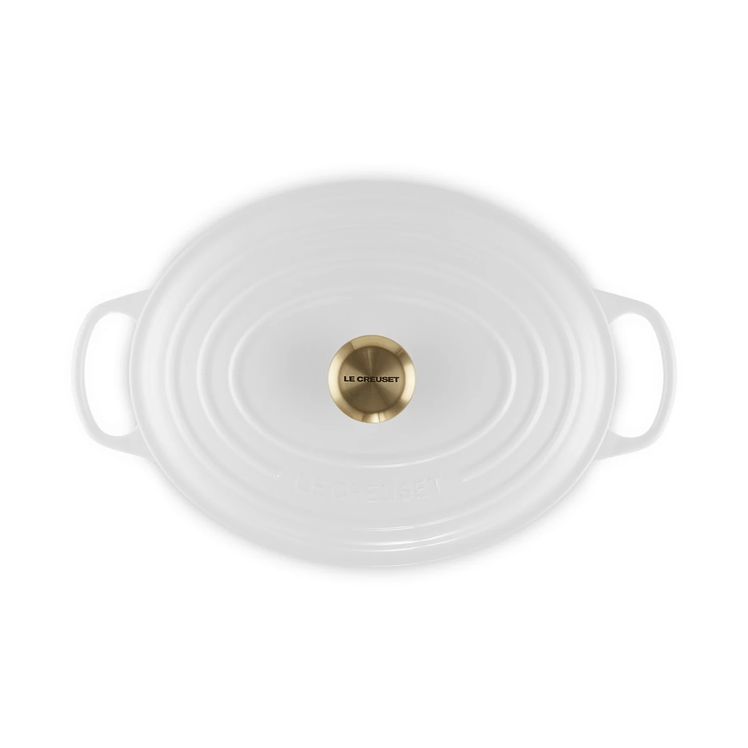 Le Creuset Pfanne Signature Bräter Oval  31 cm White