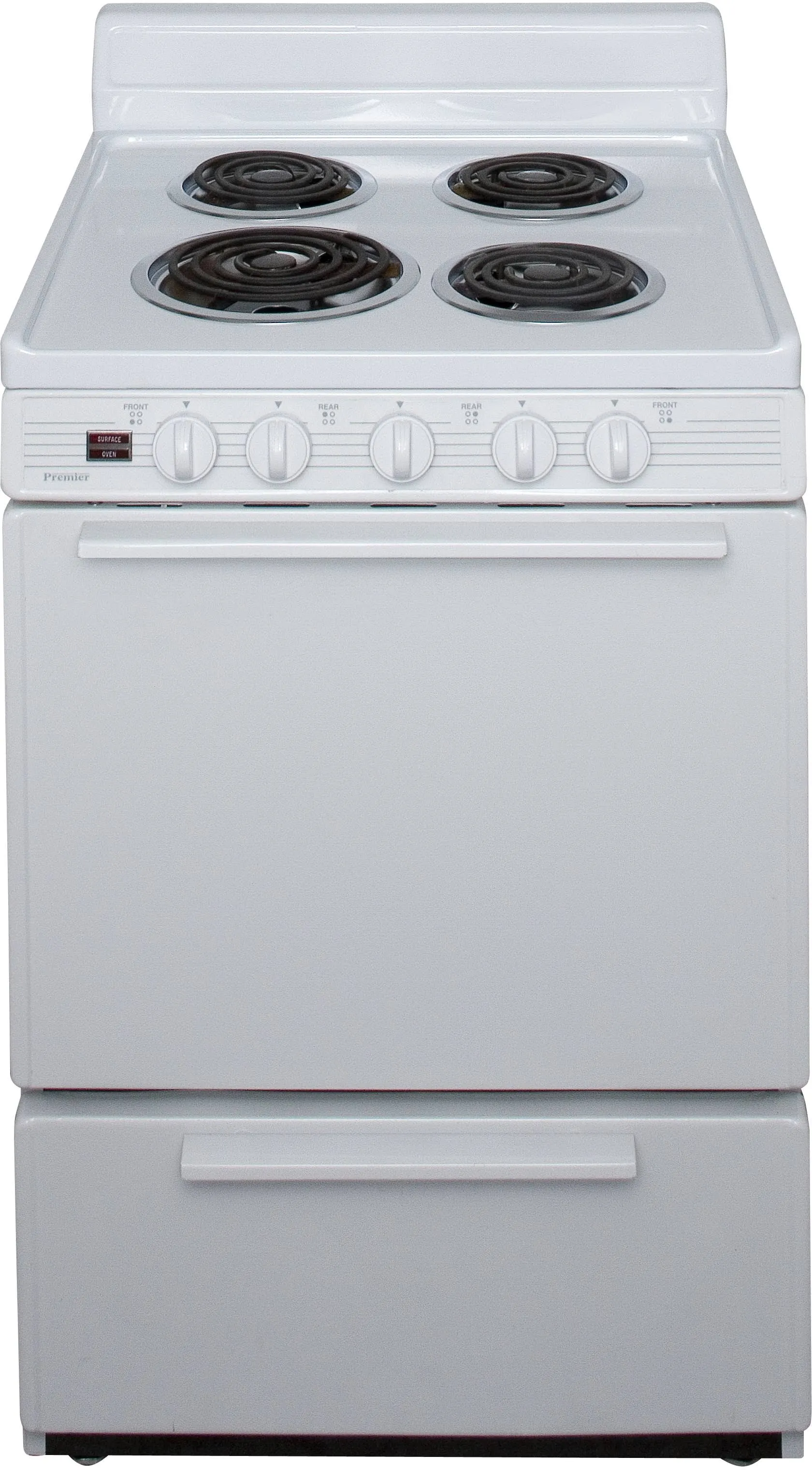 Premier 24 inch Electric Range (White)