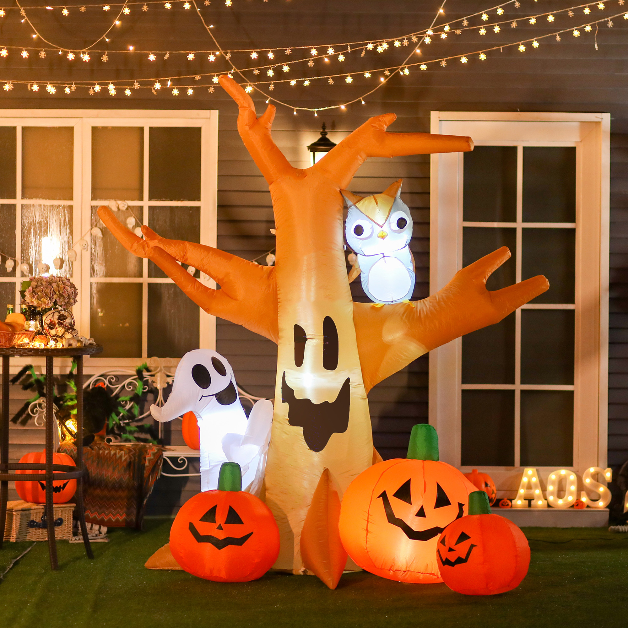 Halloween opblaasbaar spook