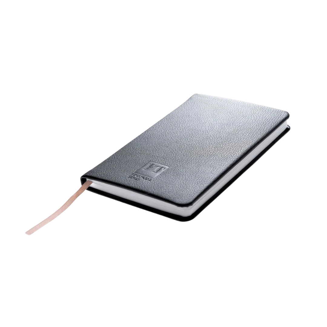 Financial Times Leather Notebook