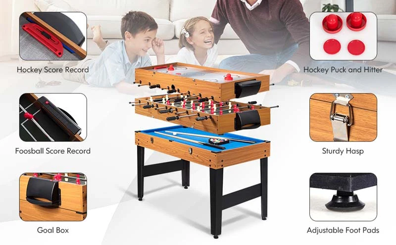 Eletriclife 48 Inch 3-in-1 Combo Game Table