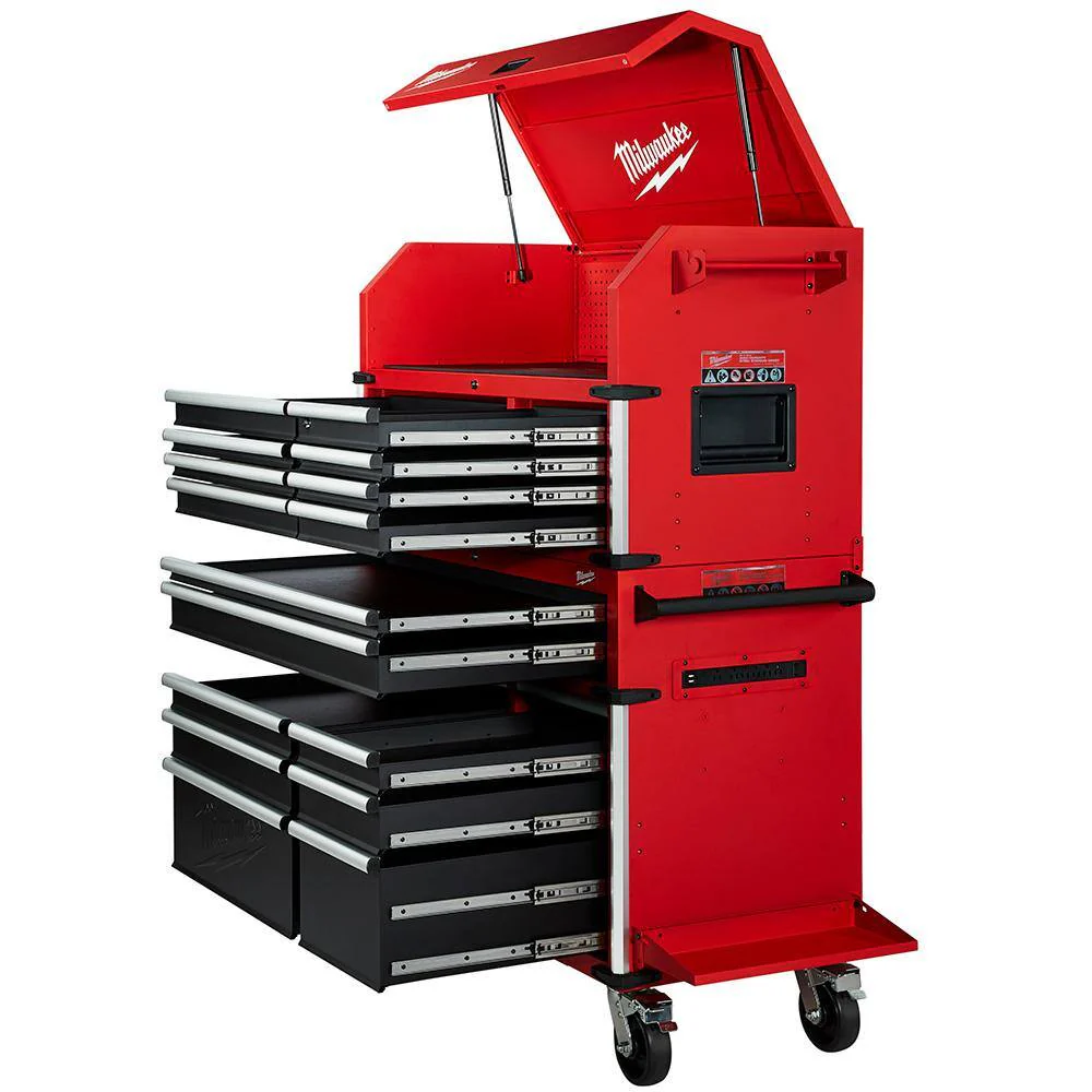Cofre y gabinete para herramientas MW de gran capacidad con 18 cajones