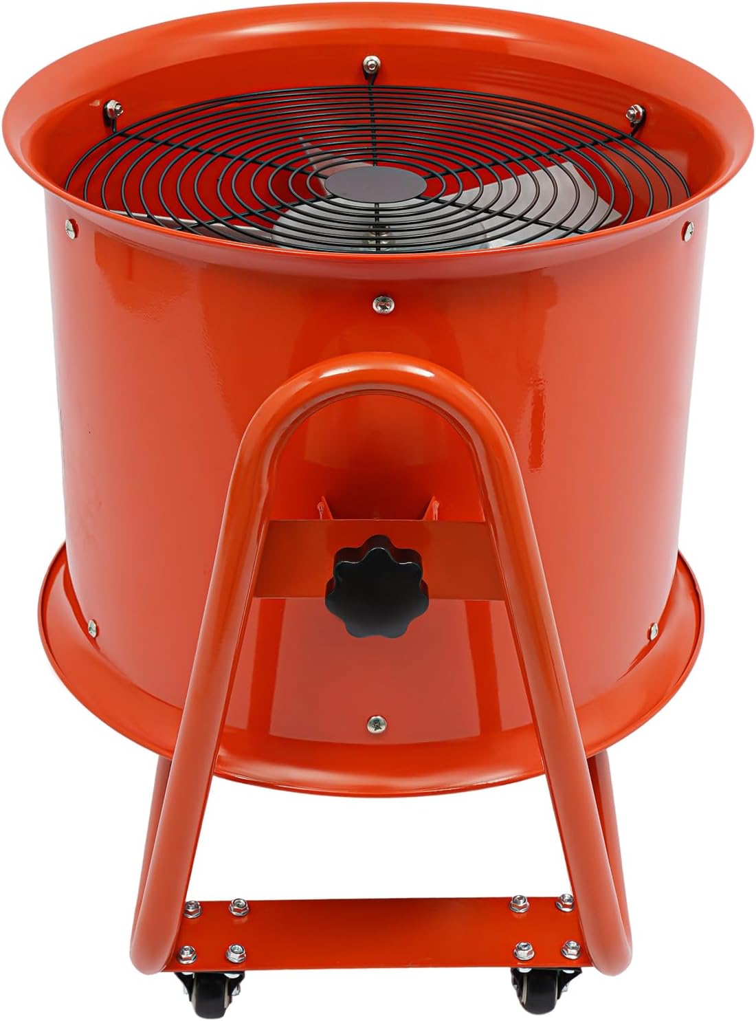 Bauventilator Ø400/450mm mit 1100W - Baugebläse 2800 U/min Axiallüfter Axialgebläse für schnelle Trocknung geräuscharm mit nur 74dB für Baustellen und Industrie (18 Zoll)