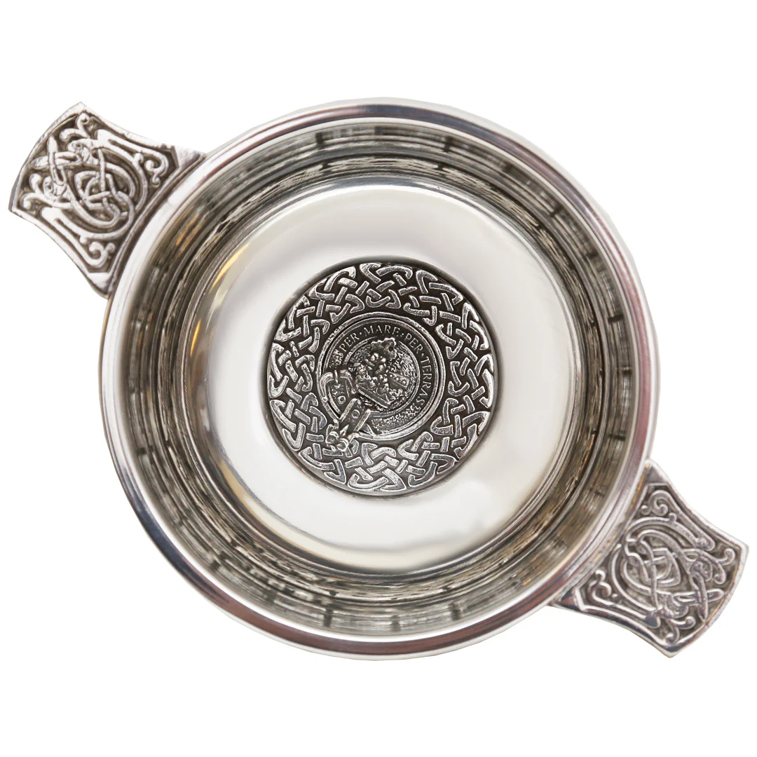 Clan Crest Quaich - MacDonald