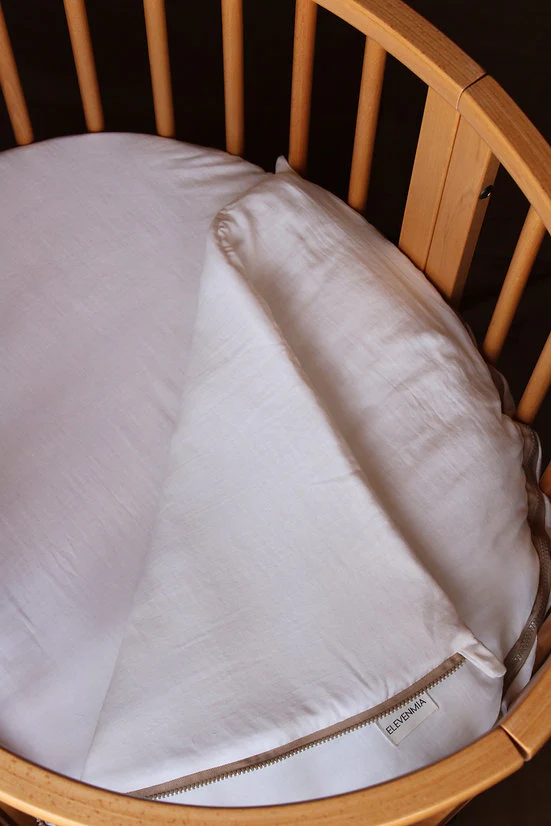 Saco Bajera de MINI CUNA Stokke Gasa Blanca