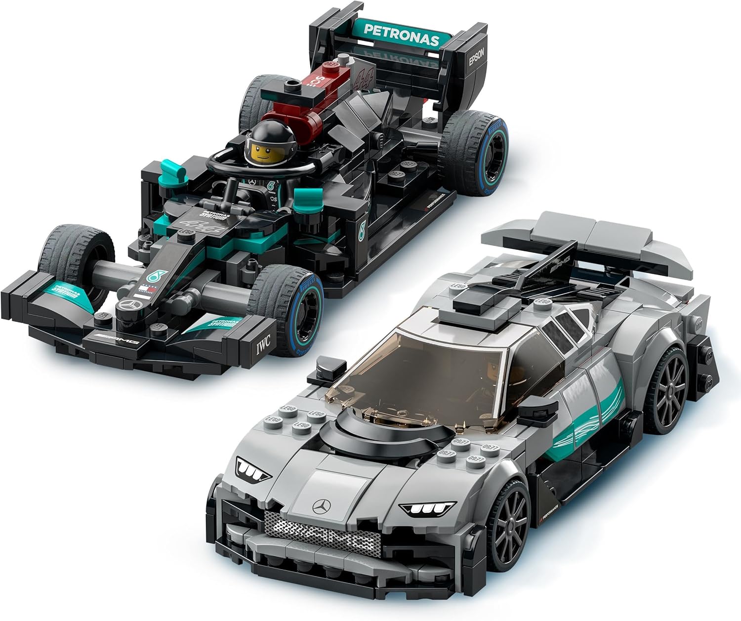 LEGO Speed ​​Champions - 76909 Mercedes-AMG F1 W12 E Performance och Mercedes-AMG Project One