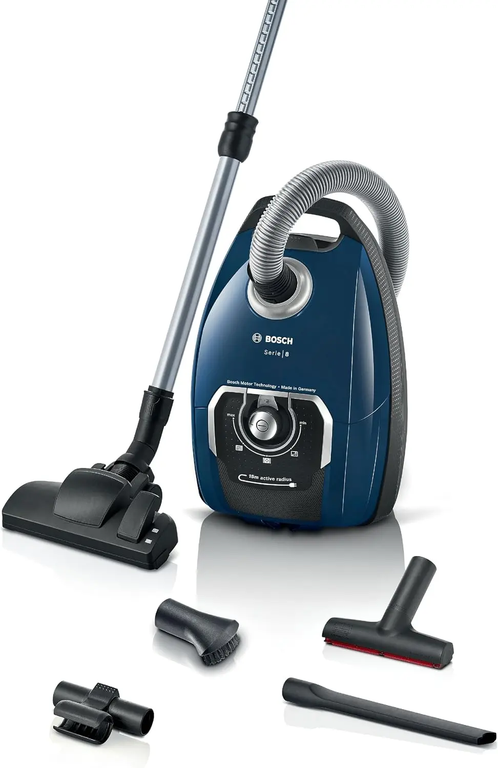 Aspiradora Bosch con Bolsa Serie 8 BGL8XPER, 700 W, Color Azul