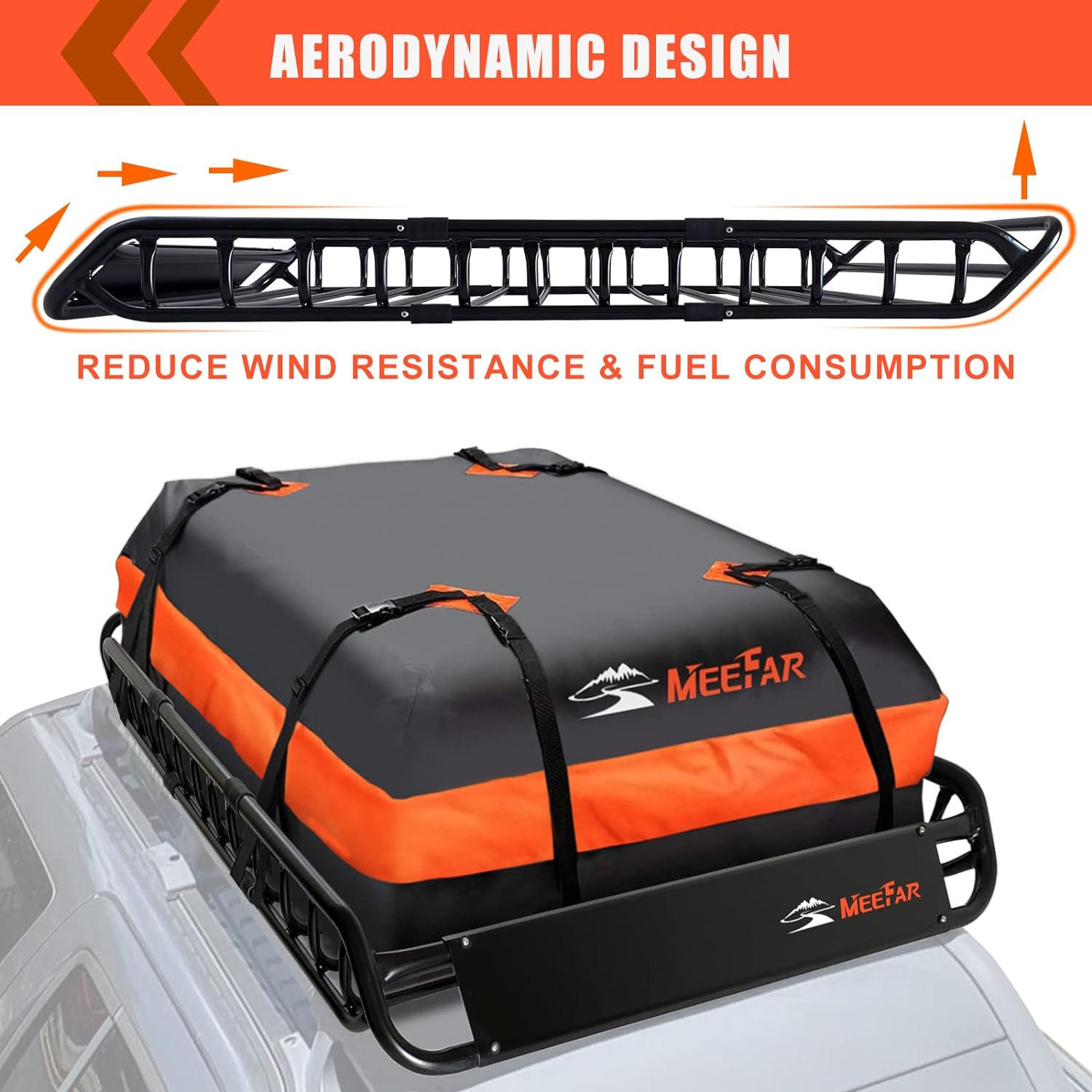 Folding hitch mounted cargo basket 60
