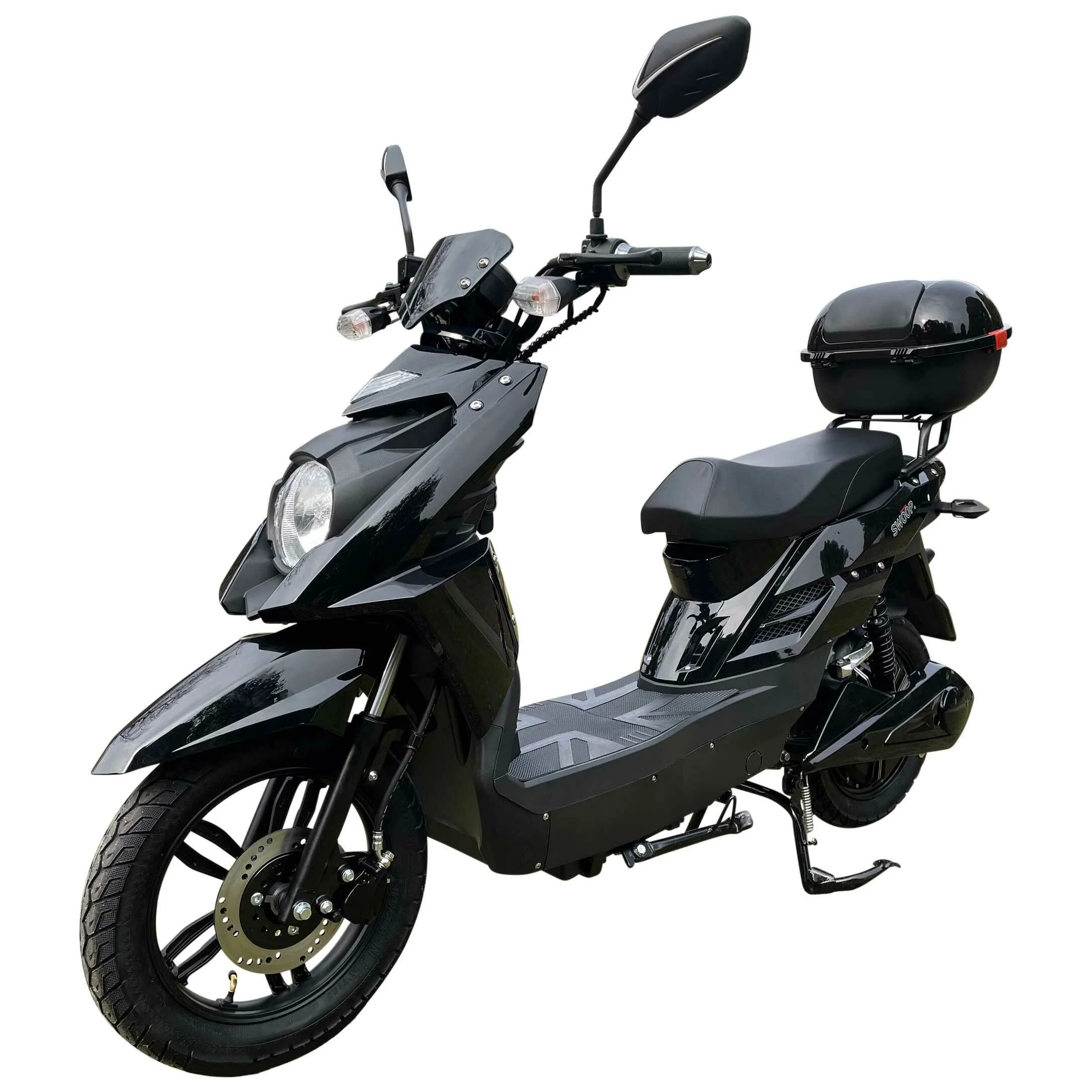 Swoop Elegante E-Scooter Elektroroller Schwarz 1000W