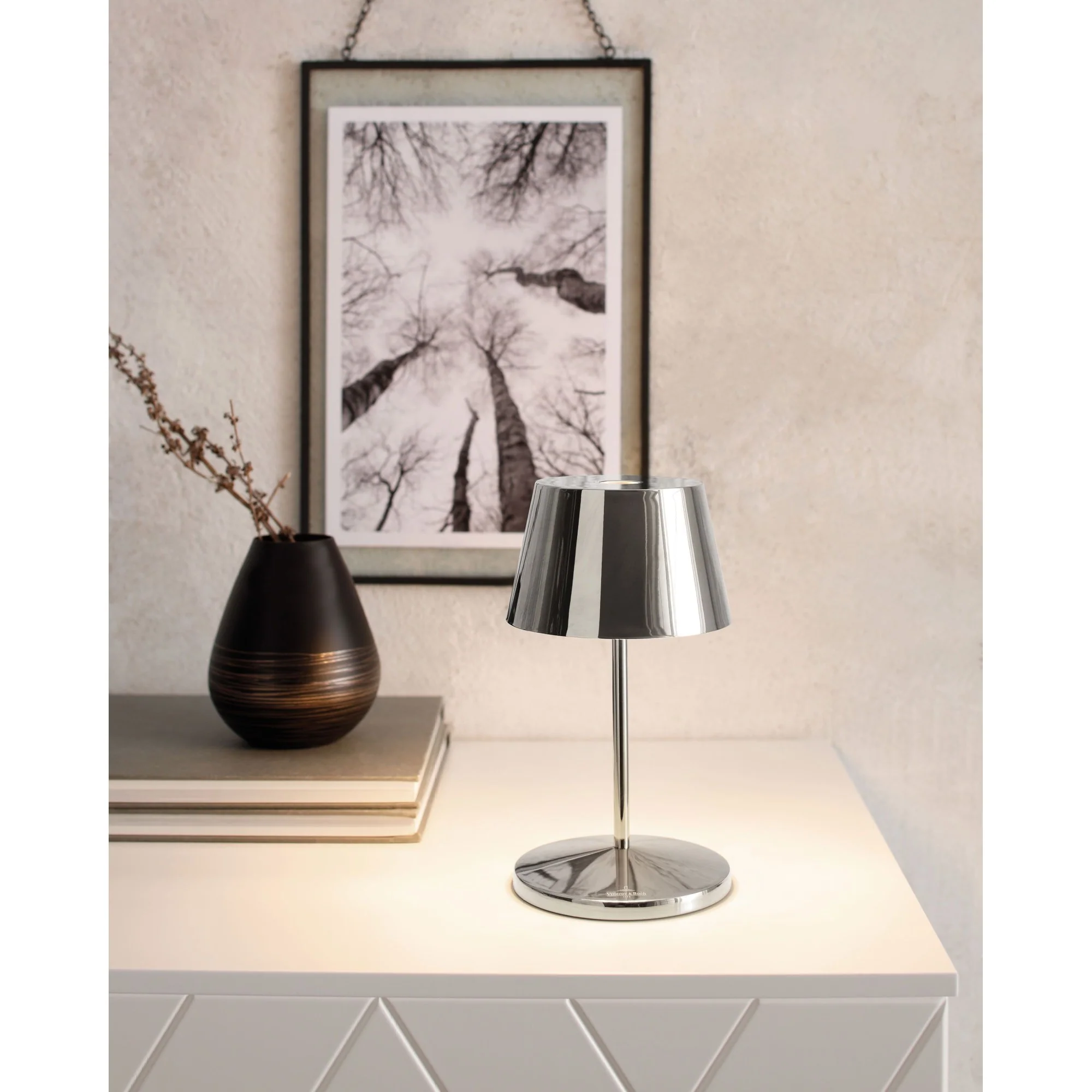 VilleroyBoch Tischlampe SEOUL 2.0 Chrom